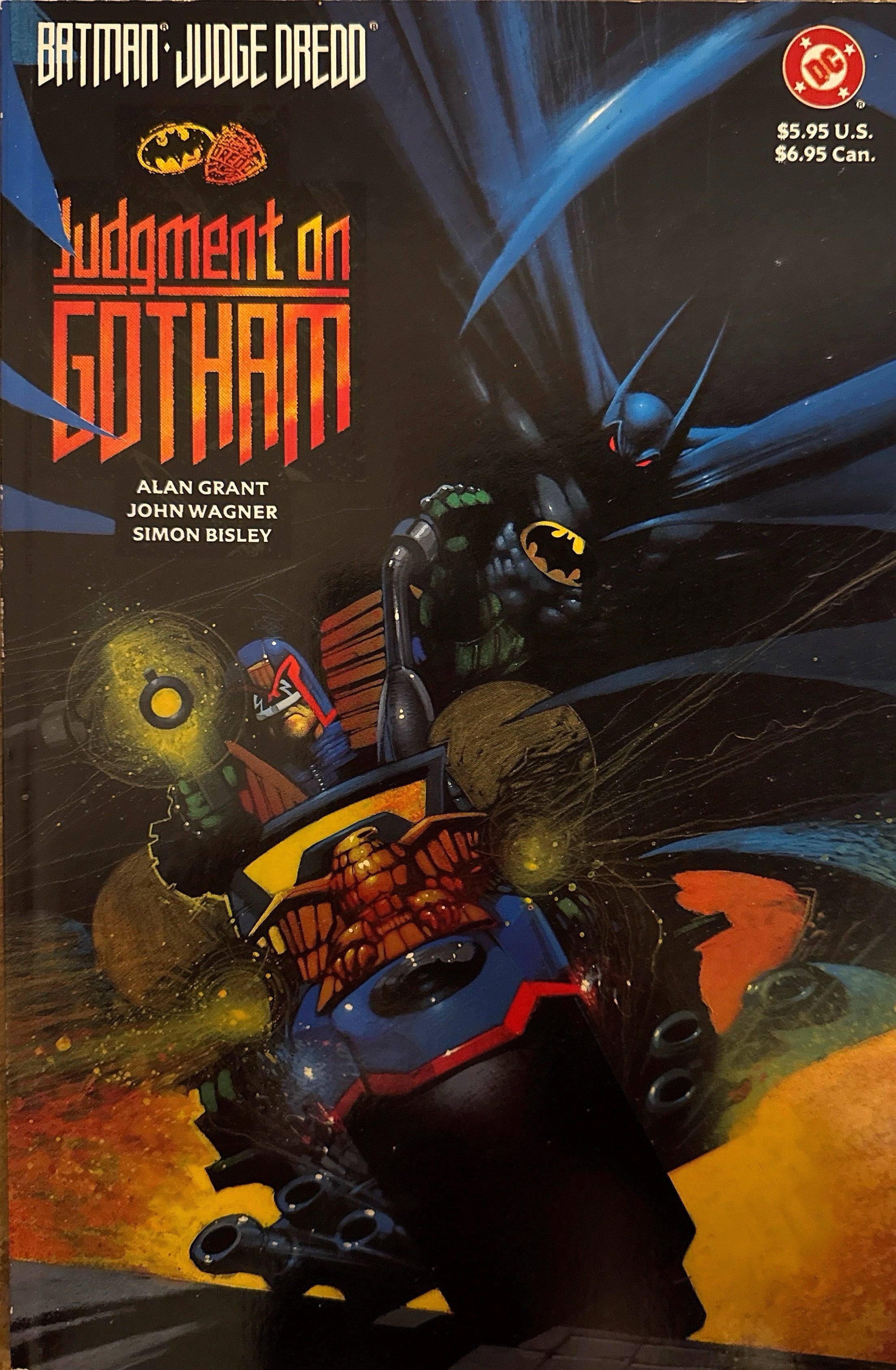 Batman / Judge Dredd: Judgment on Gotham – Prestige One‑Shot (DC Comics).