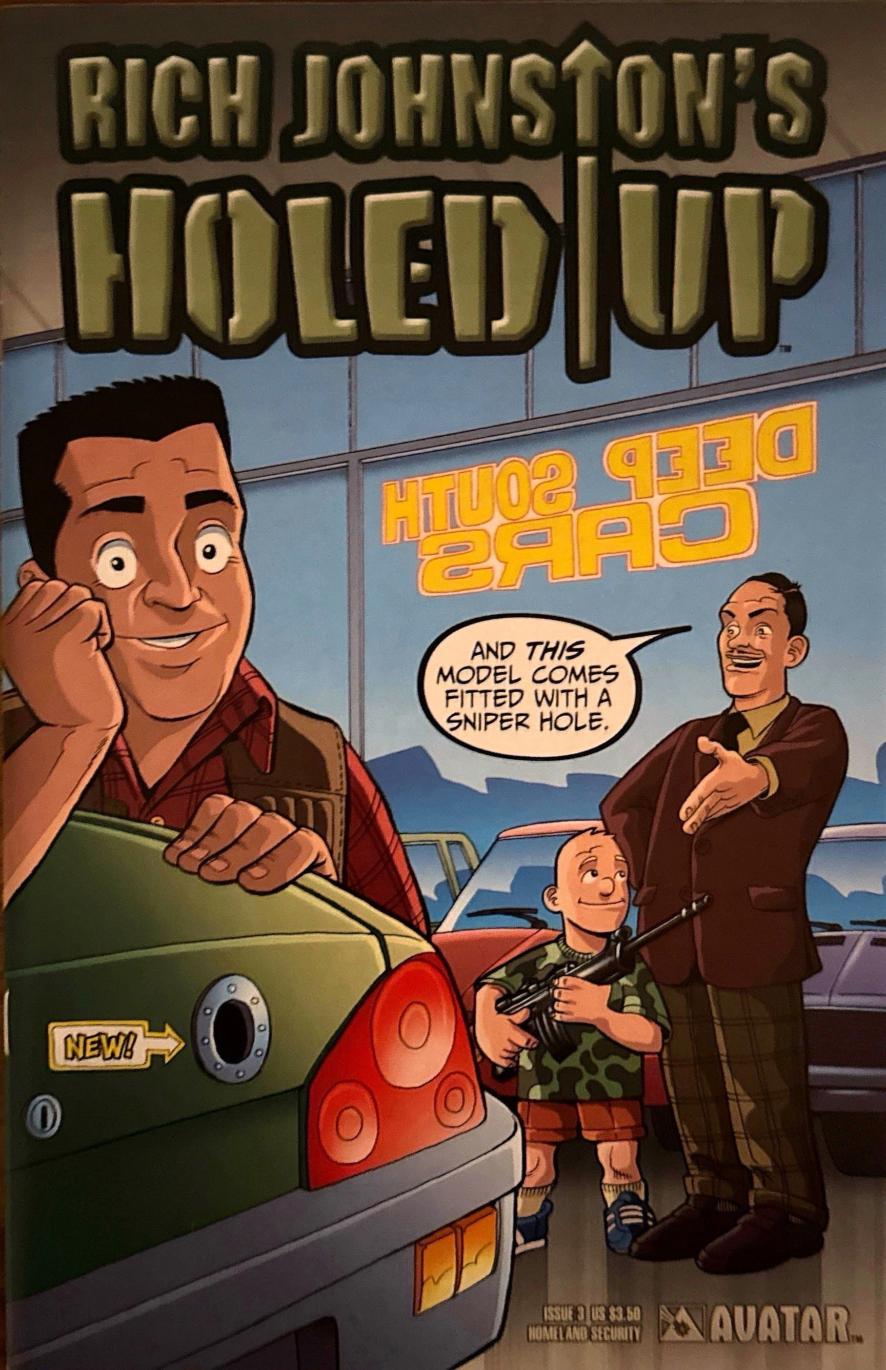 Rich Johnston’s Holed Up #3 (Avatar Press, 2003)