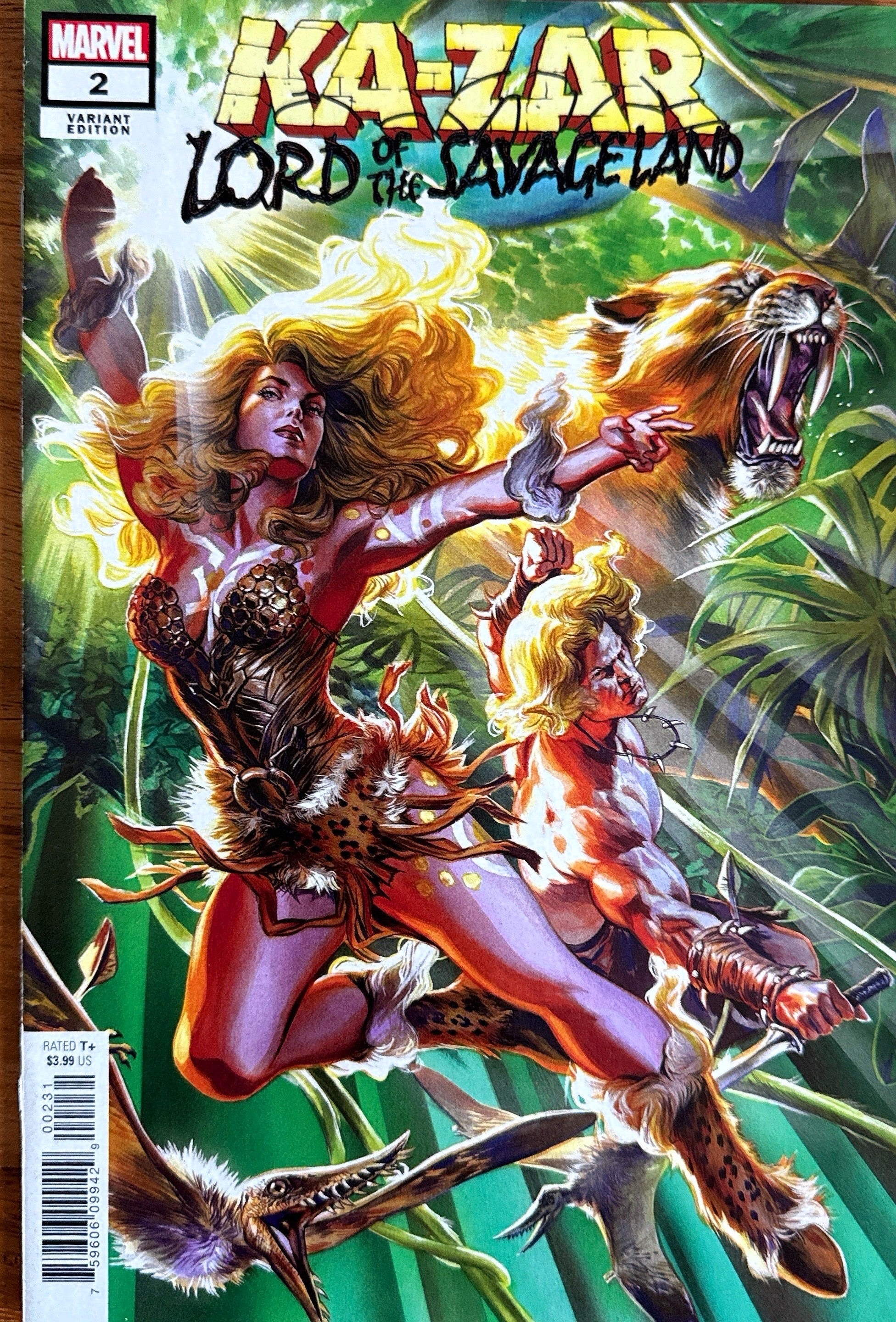 Ka-Zar  Lord Of The Savage Land #2 Variant Cover