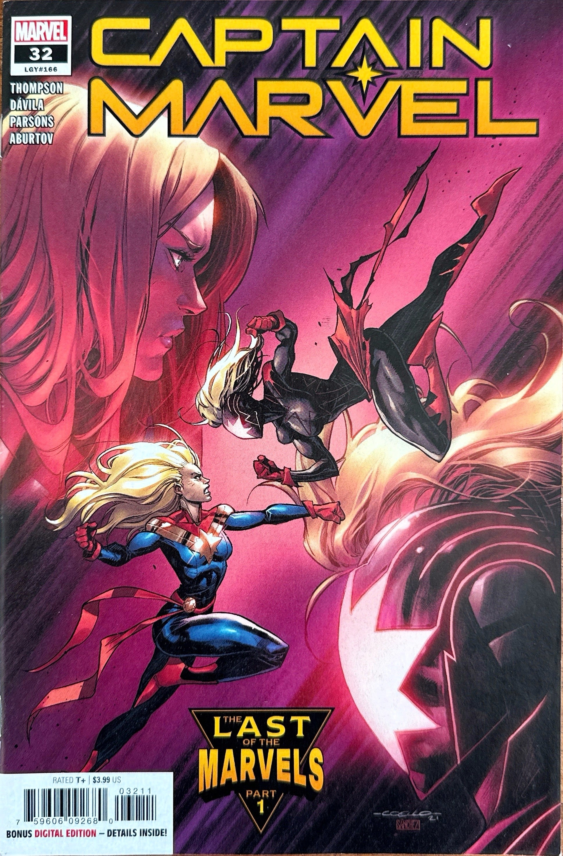 Captain Marvel # 32 (2021 ) LGY #166