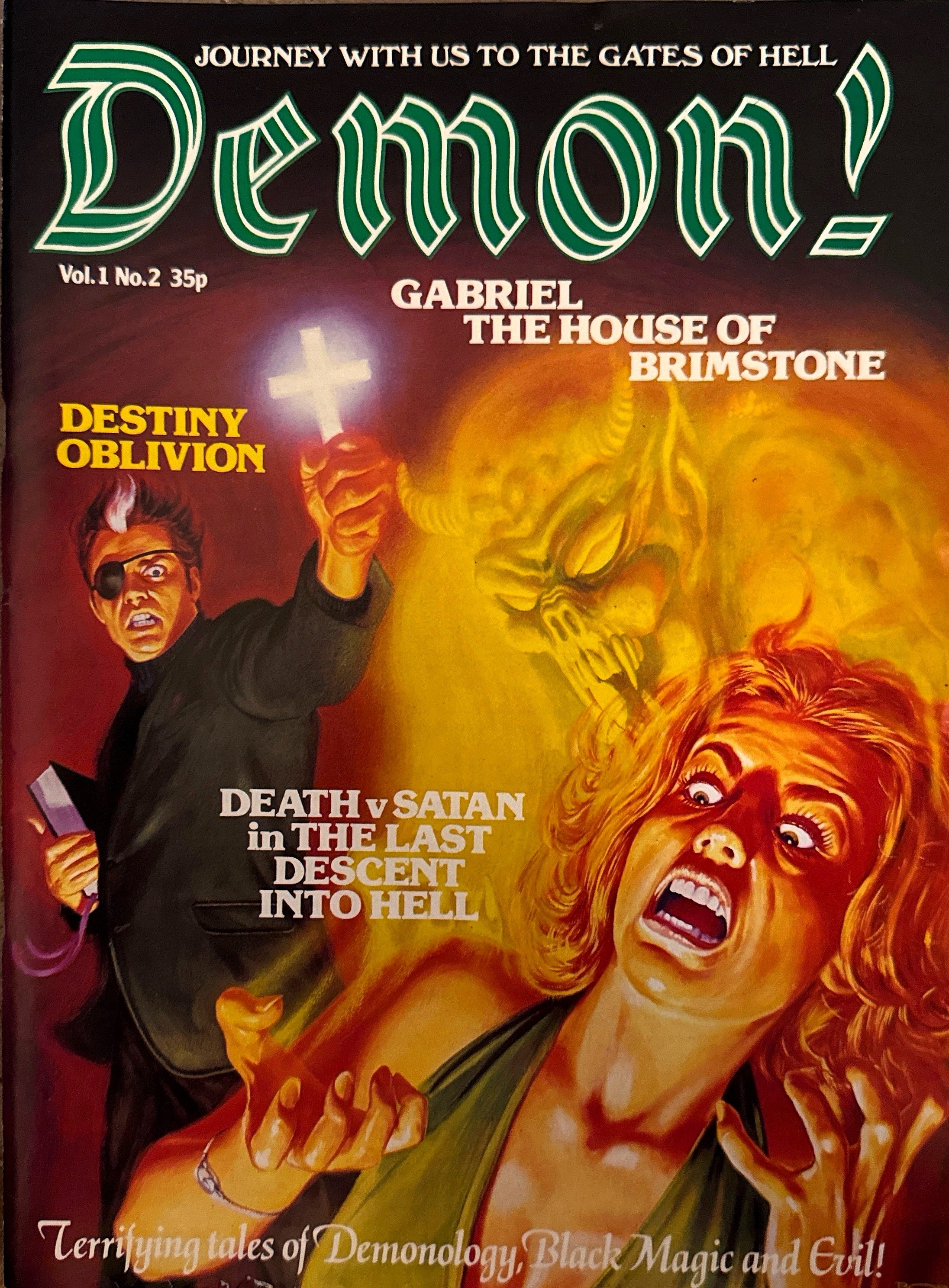 Demon! – Vol. 1 No. 2 (UK Horror Magazine, 1970s)