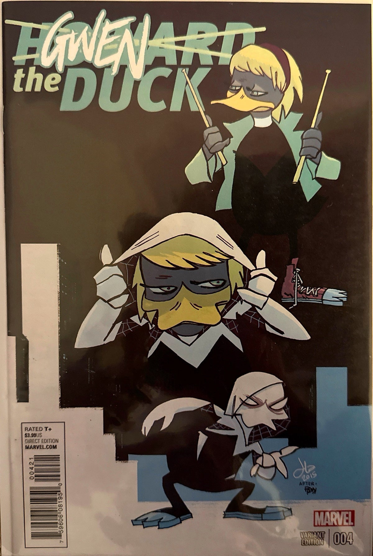 Howard the Duck #4 – Gwen the Duck Variant (Marvel Comics, 2015)