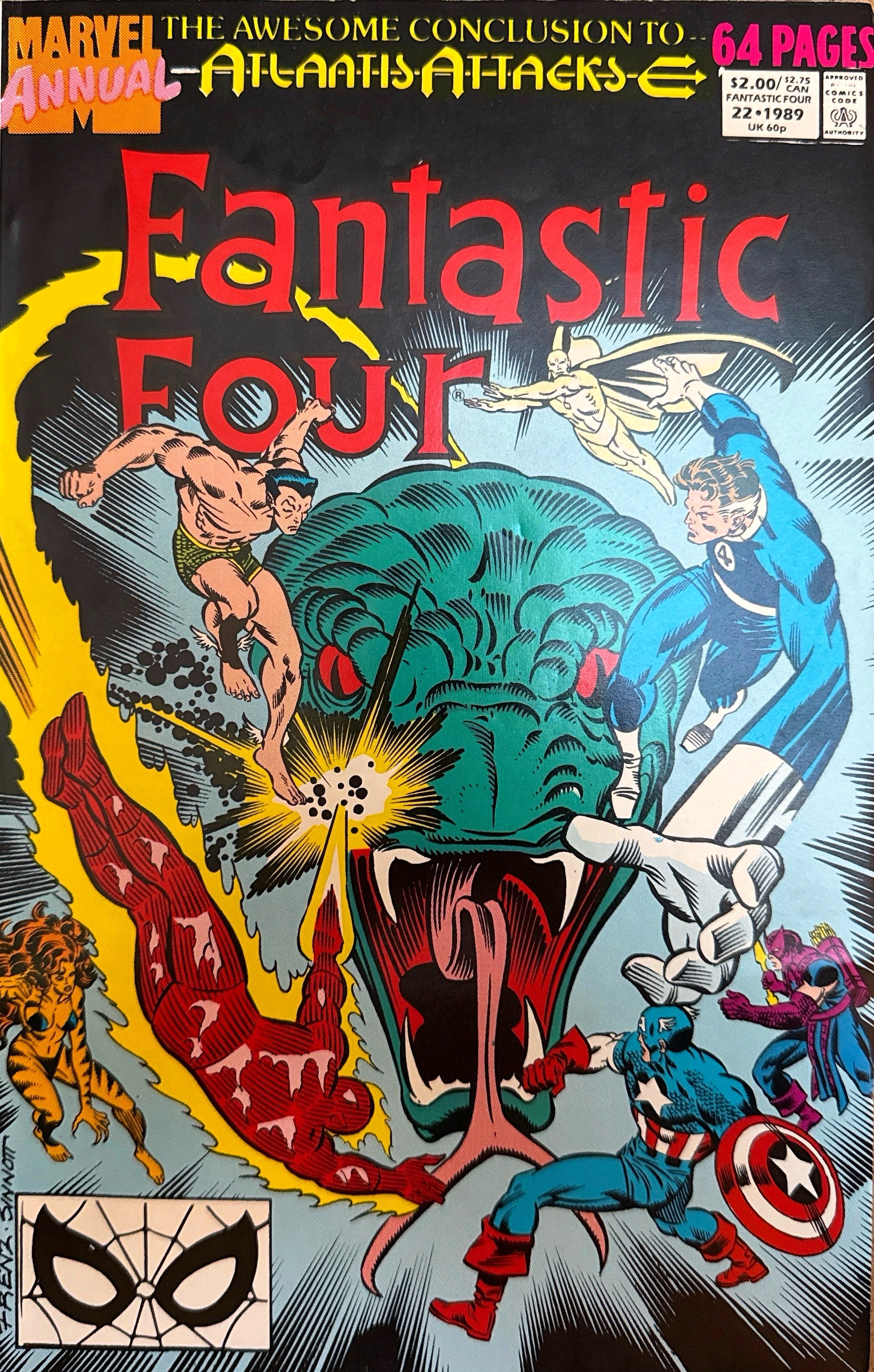 Fantastic Four Annual #22 — Atlantis Attacks Finale (1989)