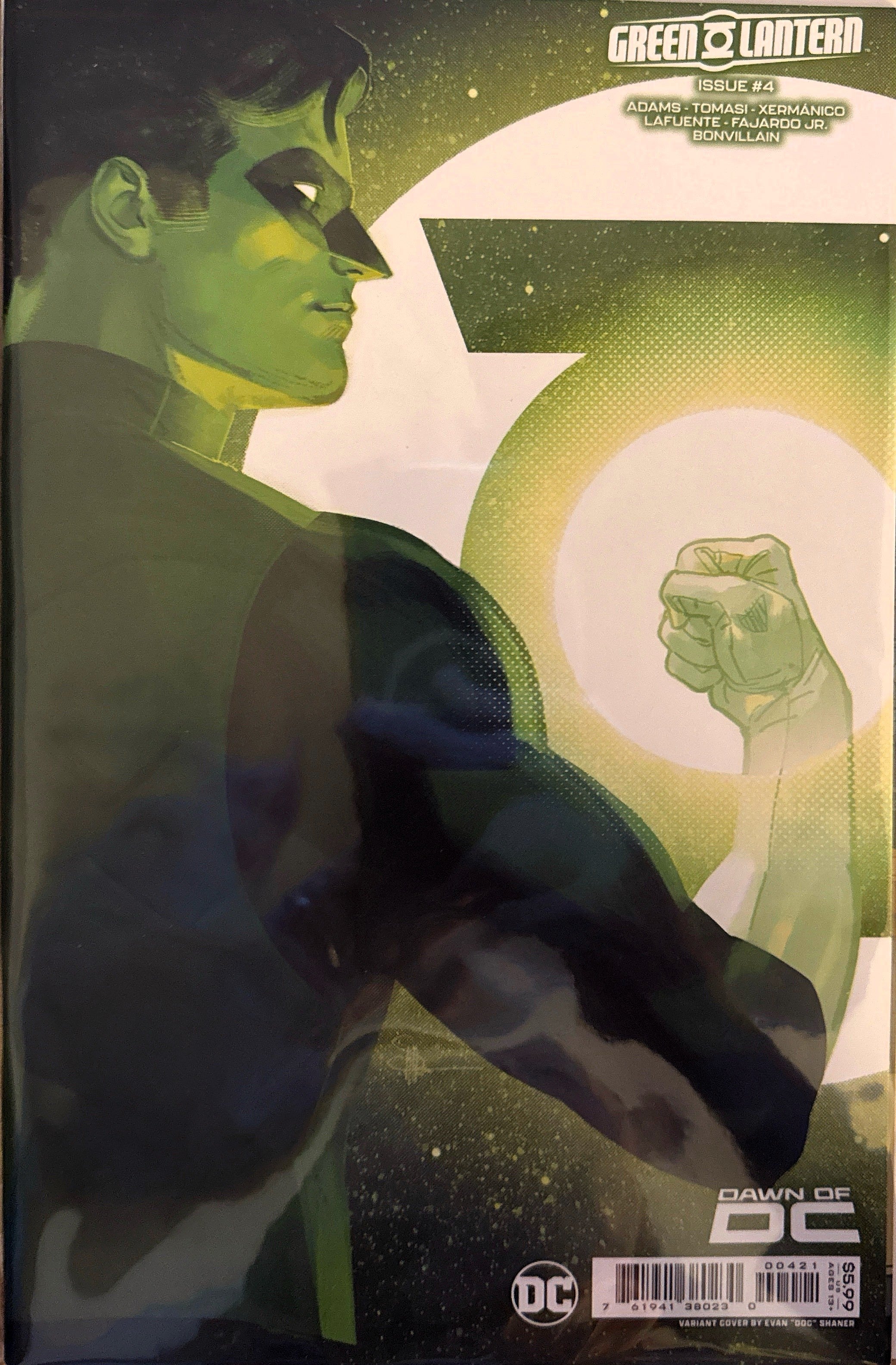 Green Lantern #4 – Dawn of DC (DC Comics, 2023) – Variant Cover by Evan “Doc” Shaner