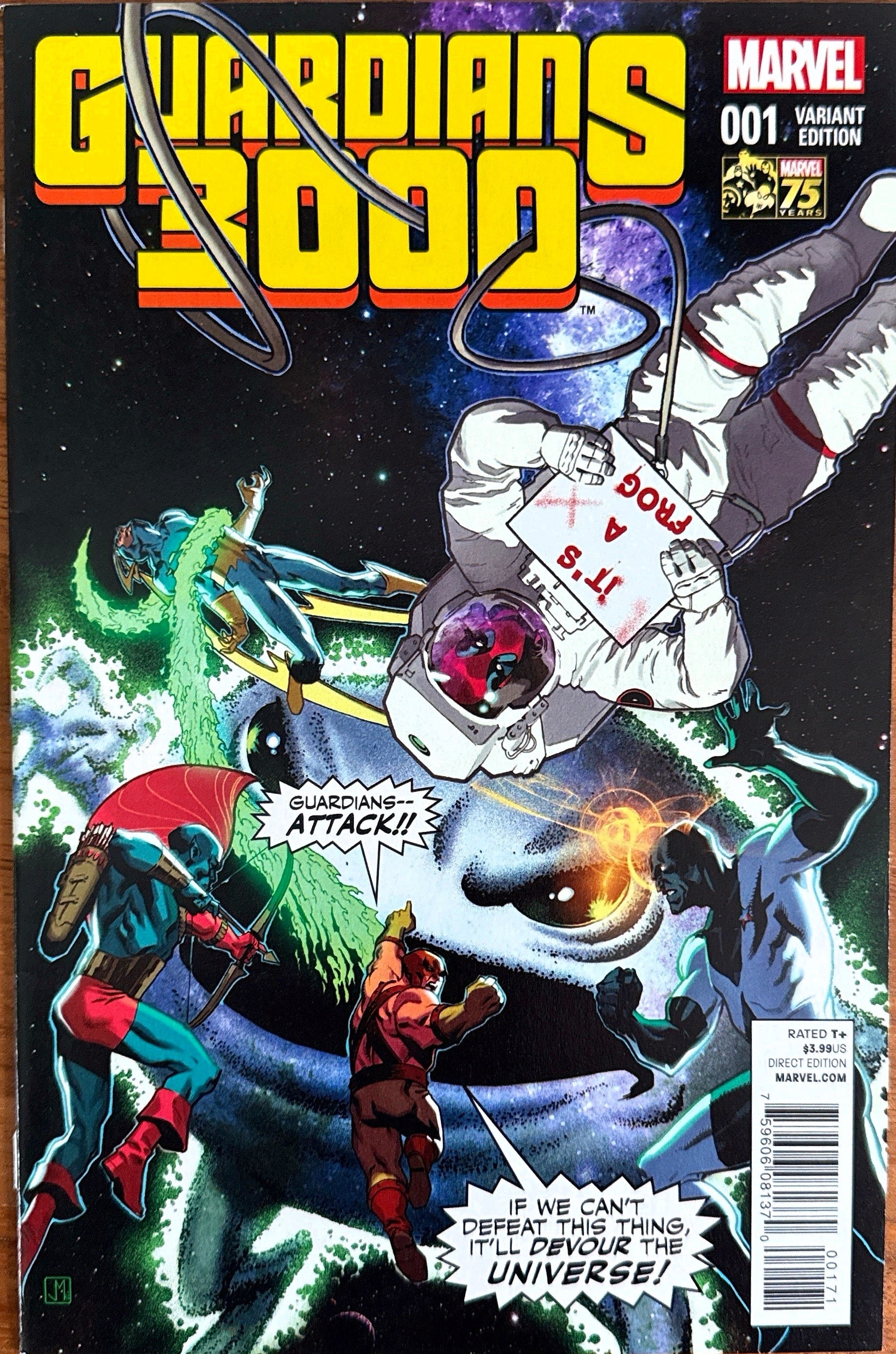 Guardians 3000 # 1 Deadpool Photobomb Variant Cover