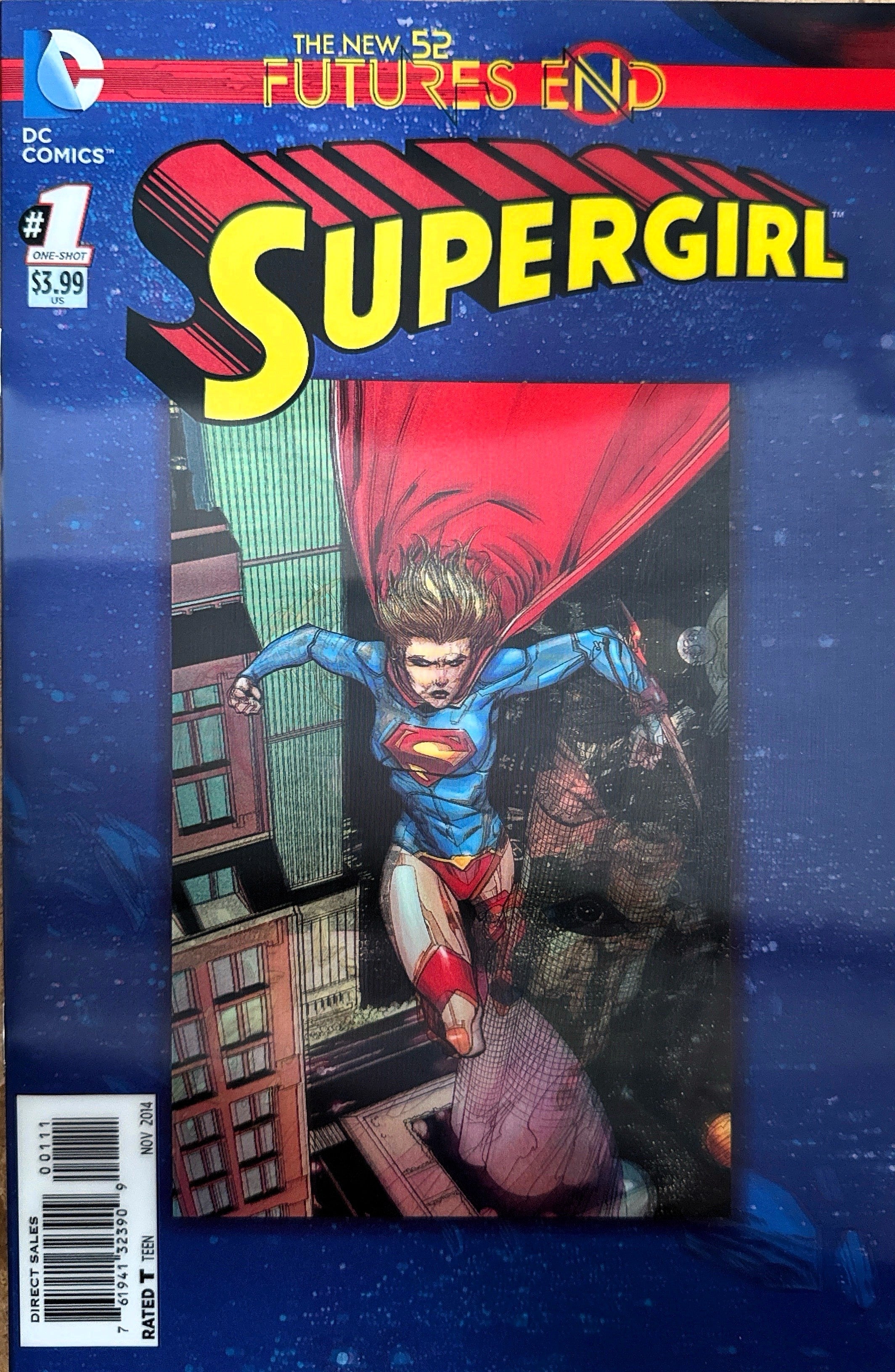 Supergirl: Futures End #1 (One‑Shot, 3D Cover) – DC Comics (2014)