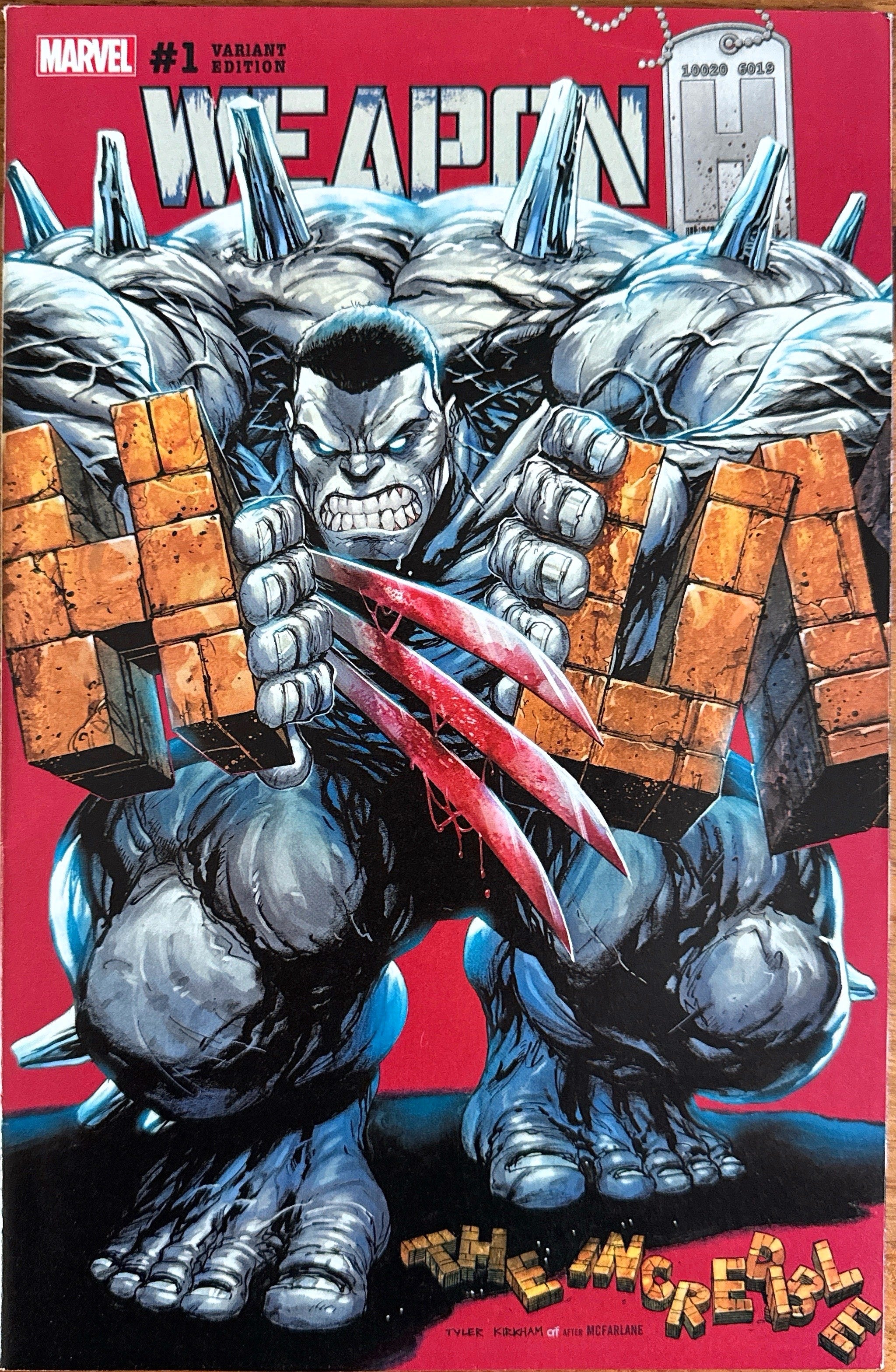 Weapon H #1 Tyler Kirkham variant (KRS Comics style)