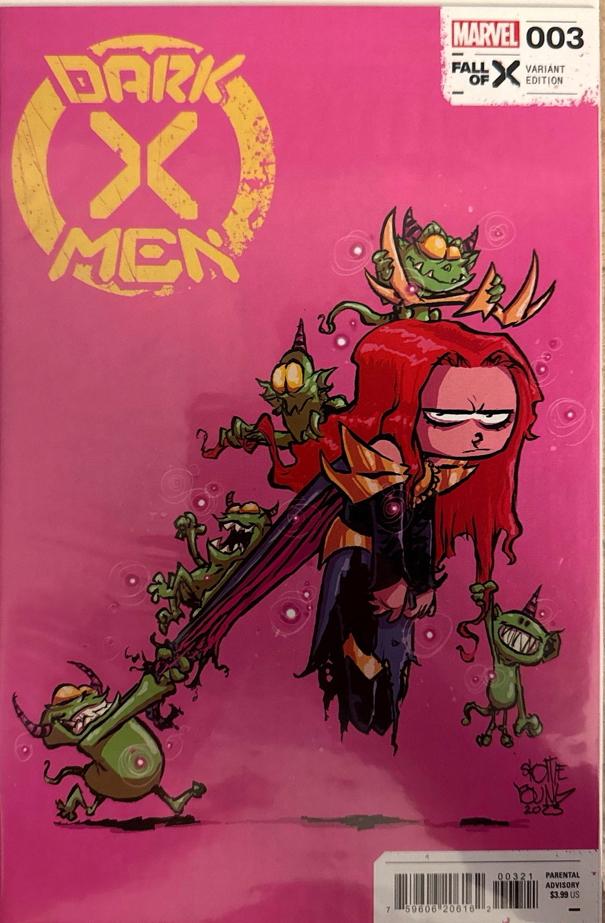 Dark X‑Men #3 – Skottie Young Variant (Marvel Comics, 2023)